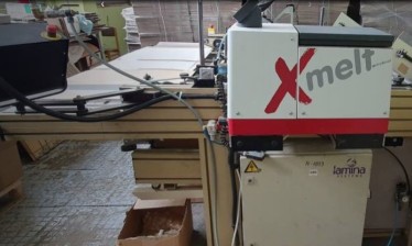 Folding, gluing and taping machine